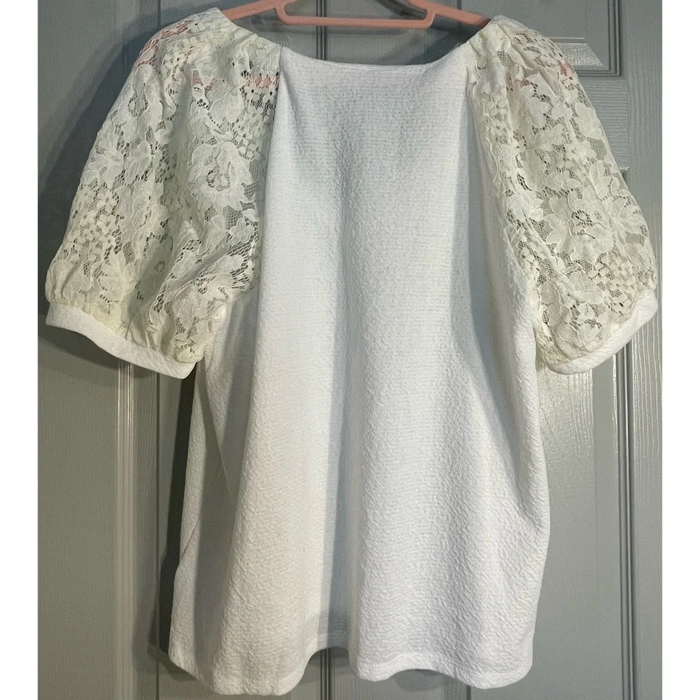 Anthropologie Sunday in Brooklyn Cady Lace Top NWT Size XL